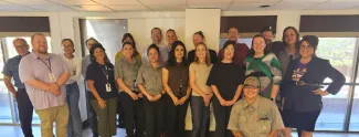 CCH Staff at a housing location